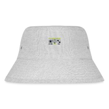 Simple Woman Sunshine Tennis Dogs Tennisschläger - Stanley/Stella recycelter Bucket Hat - Grau meliert - Vorne