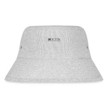 Moin - Stanley/Stella recycelter Bucket Hat - Grau meliert - Vorne