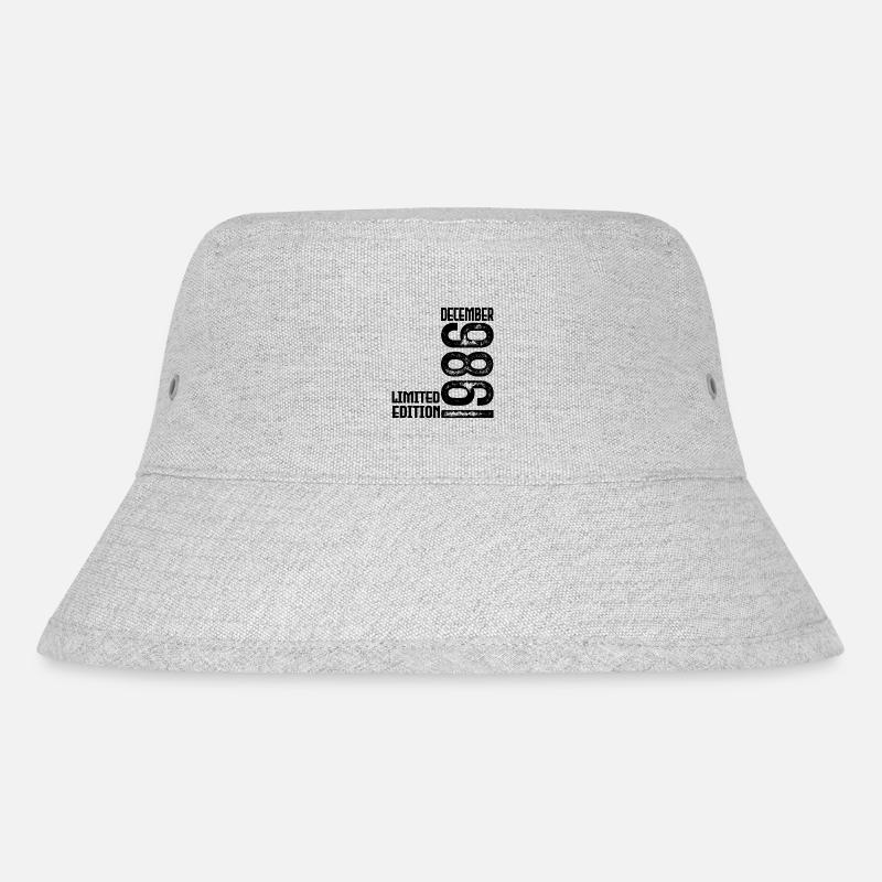 Geburtstagsgeschenk Dezember 1986. Dezember 1986. - Stanley/Stella recycelter Bucket Hat - Grau meliert