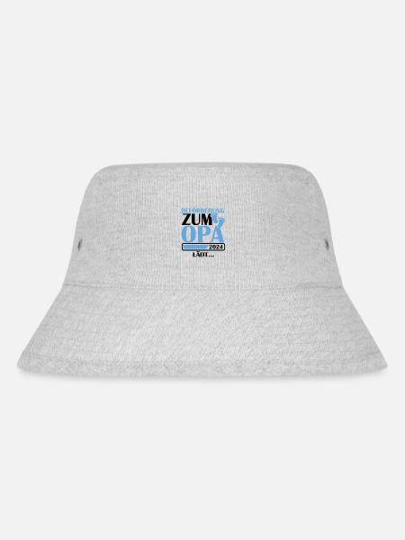Beförderung zum Opa 2024 - Stanley/Stella recycelter Bucket Hat - Grau meliert