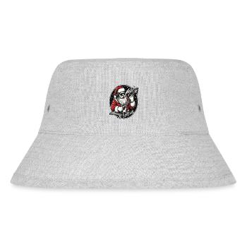 Santa Claus Metal christmas - Stanley/Stella Recycled Bucket Hat - heather grey - Front