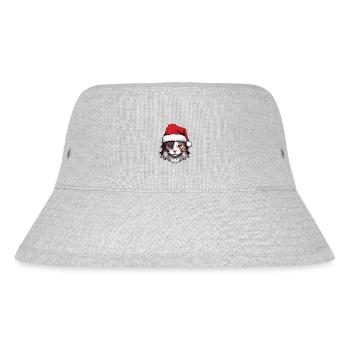 Tête de chat Noël Noël - Bob recyclé Stanley/Stella - gris chiné - Devant