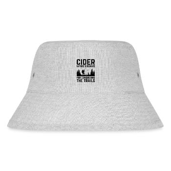 iking Outdoor Nature Hiker Trekking Mountaineering - Stanley/Stella Recycled Bucket Hat - heather grey - Front