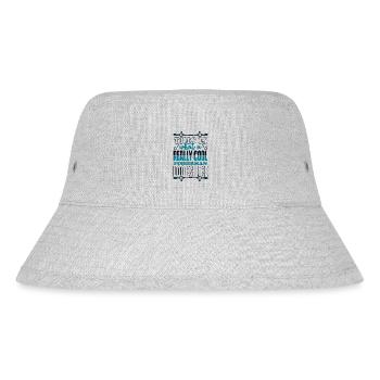 This Is What A Fisherman Looks Like Spinnfischer - Stanley/Stella recycelter Bucket Hat - Grau meliert - Vorne