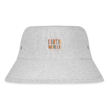 LD Labour And Delivery Nurse - Stanley/Stella recycelter Bucket Hat - Grau meliert - Vorne