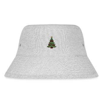 Christmas Tree Christmas - Stanley/Stella Recycled Bucket Hat - heather grey - Front