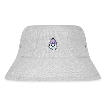 Eskimo Cold Winter Creature - Stanley/Stella Recycled Bucket Hat - heather grey - Front