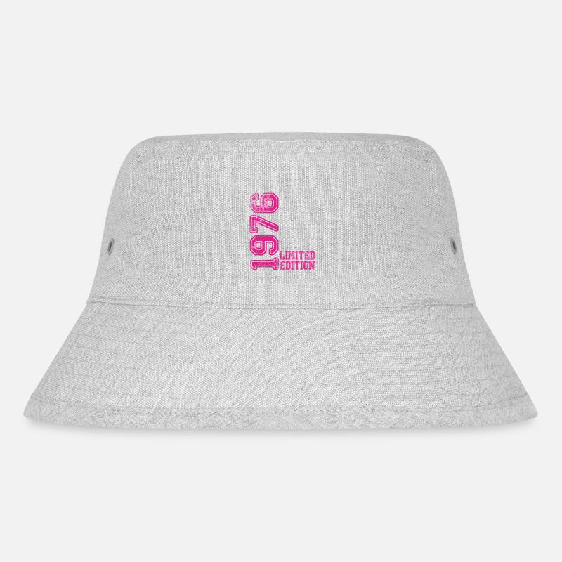Limited Edition 1976 - Stanley/Stella recycelter Bucket Hat - Grau meliert