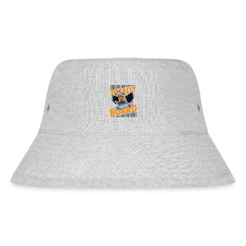 Totally Board Skatergirl Skaterboy Skatepark - Stanley/Stella recycelter Bucket Hat - Grau meliert - Vorne