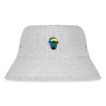 Staffordshire Bull Terrier Dog Head Christmas B - Stanley/Stella Recycled Bucket Hat - heather grey - Front
