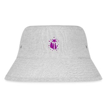 Fox - Animal, Zoo, Animal Lover, Nature Conservation - Stanley/Stella Recycled Bucket Hat - heather grey - Front
