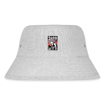 Poster: Anime-Girl, Das ergibt keinen Sinn - Stanley/Stella recycelter Bucket Hat - Grau meliert - Vorne