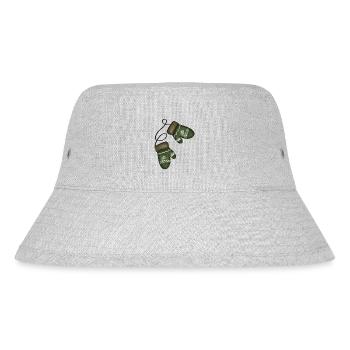 Christmas - Winter - Gloves - Stanley/Stella Recycled Bucket Hat - heather grey - Front