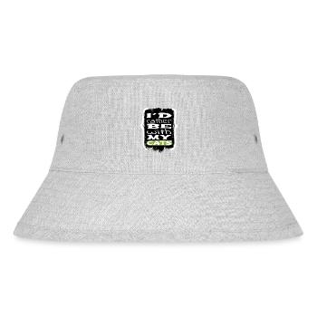 birthday present idea animal lover present aw - Stanley/Stella Recycled Bucket Hat - heather grey - Front