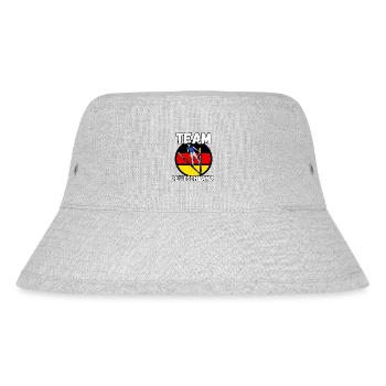 Team Deutschland -T-Shirt für einen Skisprung-Fan - Stanley/Stella recycelter Bucket Hat - Grau meliert - Vorne