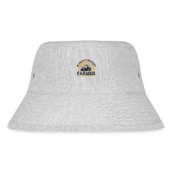 World's Okayest Farmer Landwirtschaft Biobauer - Stanley/Stella recycelter Bucket Hat - Grau meliert - Vorne