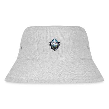 Mountains Alps Coat of Arms - Stanley/Stella Recycled Bucket Hat - heather grey - Front