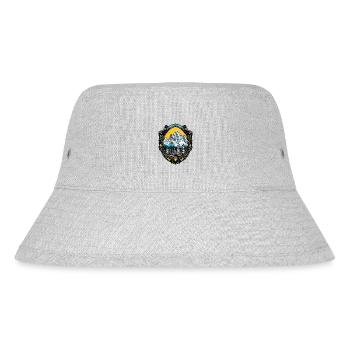 Berge Alpen - Stanley/Stella recycelter Bucket Hat - Grau meliert - Vorne