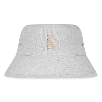 Nurse Midwife Birth Worker - Stanley/Stella recycelter Bucket Hat - Grau meliert - Vorne