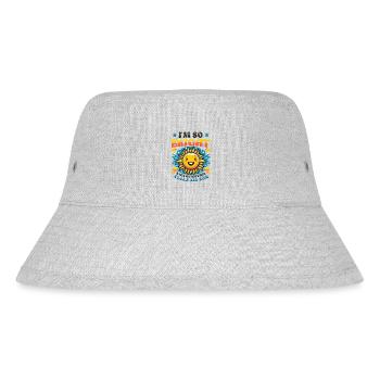 Lustiges Wortspiel Sohn Sonne Humorvolle Sprüche - Stanley/Stella recycelter Bucket Hat - Grau meliert - Vorne