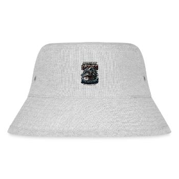 Nur Ein Junge, Der Drachen Liebt - Jungs Drachen - Stanley/Stella recycelter Bucket Hat - Grau meliert - Vorne
