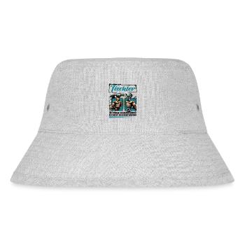 Tischler Beruf mit lustigen Spruch - Stanley/Stella recycelter Bucket Hat - Grau meliert - Vorne
