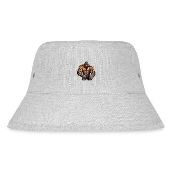Gorilla Gym Bodybuilding Muscles Beast - Stanley/Stella Recycled Bucket Hat - heather grey - Front