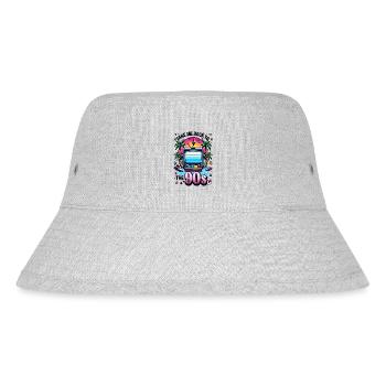 Take me Back to the 90s - Stanley/Stella recycelter Bucket Hat - Grau meliert - Vorne