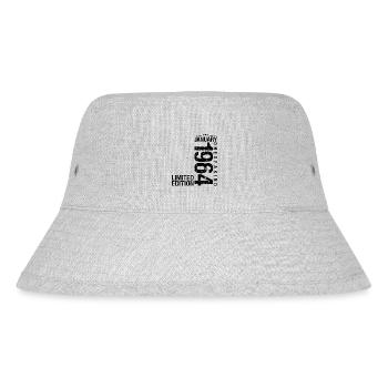 Geburtstag Januar 1964 Januar geboren im Januar - Stanley/Stella recycelter Bucket Hat - Grau meliert - Vorne