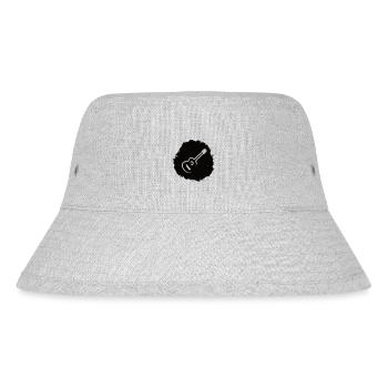 Gitarre Musikinstrument Zupfinstrument Gitarrist - Stanley/Stella recycelter Bucket Hat - Grau meliert - Vorne