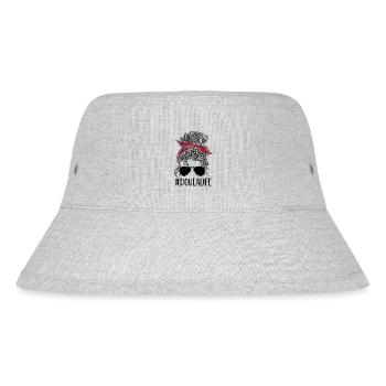 Doula Birth Worker Sunglasses - Stanley/Stella recycelter Bucket Hat - Grau meliert - Vorne