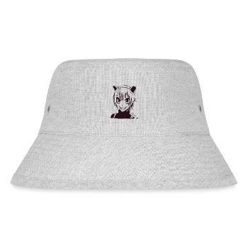 Anime Manga Stereotype: Cat Ears Girls - Stanley/Stella Recycled Bucket Hat - heather grey - Front