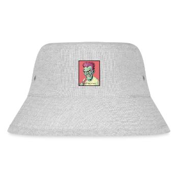The Hair Salon Hairdresser Zombie - Stanley/Stella Recycled Bucket Hat - heather grey - Front