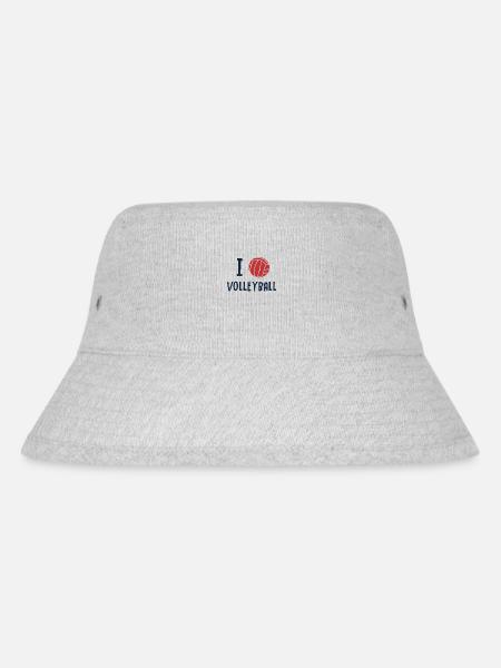 J’adore le volley-ball, le volley-ball, le joueur de volley-ball - Bob recyclé Stanley/Stella - gris chiné