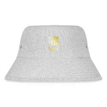 Schweiz Drinking Team Swiss - Stanley/Stella recycelter Bucket Hat - Grau meliert - Vorne
