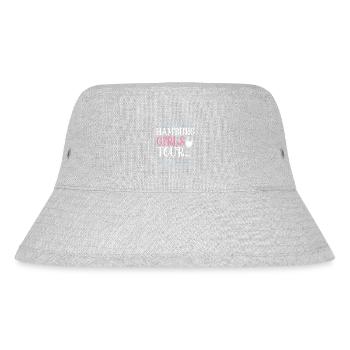 Hamburg Girls Tour Herz - Stanley/Stella recycelter Bucket Hat - Grau meliert - Vorne