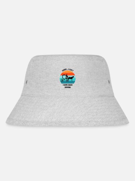 Kutscher Kutsche Pferdekutscher Kutschieren - Stanley/Stella recycelter Bucket Hat - Grau meliert