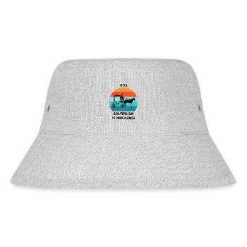 Coachman Carriage Horse-drawn carriage Carriage - Stanley/Stella Recycled Bucket Hat - heather grey - Front