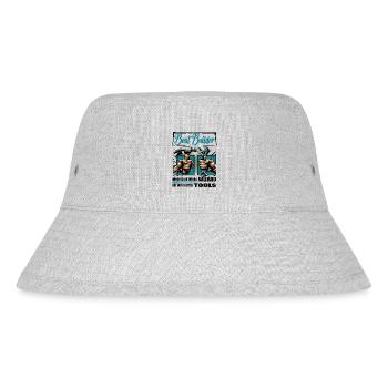 Boat builder Profession Saying Worker - Stanley/Stella Recycled Bucket Hat - heather grey - Front
