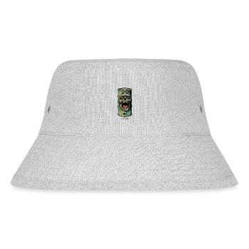 Rotten Meat: Can of Zombie Meat - Stanley/Stella Recycled Bucket Hat - heather grey - Front