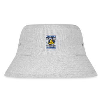 I Coach Girls Volleyball Volleyball Player - Stanley/Stella Recycled Bucket Hat - heather grey - Front