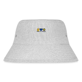 Peace Love Volleyball Volleyball Freak Volleyball - Stanley/Stella Recycled Bucket Hat - heather grey - Front