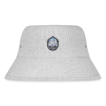 Berge Alpen - Stanley/Stella recycelter Bucket Hat - Grau meliert - Vorne