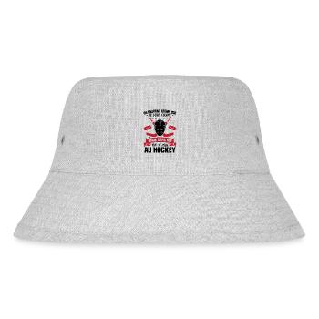 Dans ma tête je joue au hockey - Bob recyclé Stanley/Stella - gris chiné - Devant