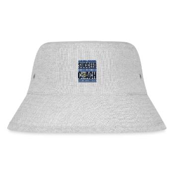 If At First You Don't Succeed Try Doing Volleyball - Stanley/Stella recycelter Bucket Hat - Grau meliert - Vorne