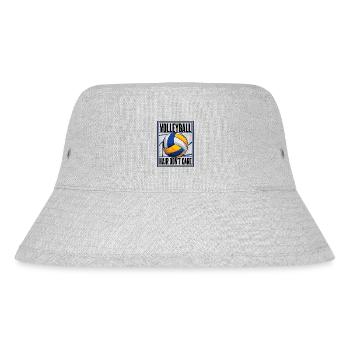 Volleyball Hair Don't Care Volleyball Freak - Stanley/Stella Recycled Bucket Hat - heather grey - Front