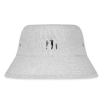 Axtwerfen Chinesische Hanzi-Axt-Wurfspielaxt - Stanley/Stella recycelter Bucket Hat - Grau meliert - Vorne