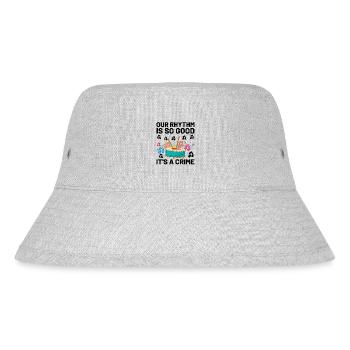 Drum Corps Marching Band Drum Corp Music Percussio - Stanley/Stella recycelter Bucket Hat - Grau meliert - Vorne