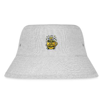 Cup of Sunshine - Stanley/Stella recycelter Bucket Hat - Grau meliert - Vorne