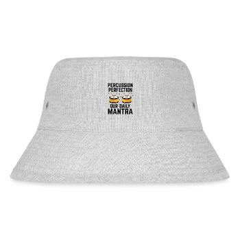 Drum Corps Marching Band Drum Corp Music Percussio - Stanley/Stella recycelter Bucket Hat - Grau meliert - Vorne